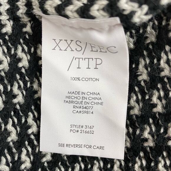 Cabi Fergie 3167 Black Split Turtleneck Pullover Sweater XXS - Picture 5 of 7